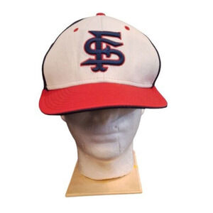 Fresno State Bulldogs The Game Blue/White/Red Mesh Hat/Cap Fitted Size L or XL